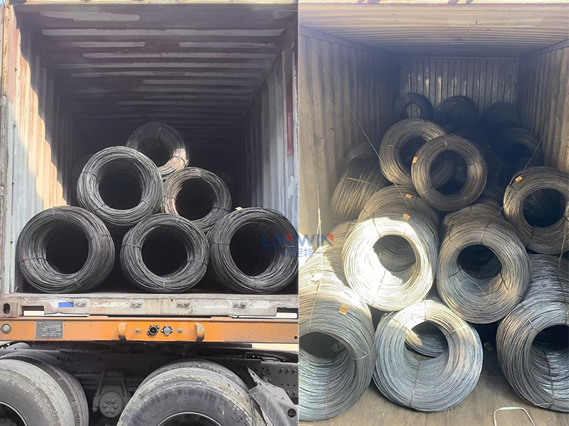steel wire coil packing for export shipment