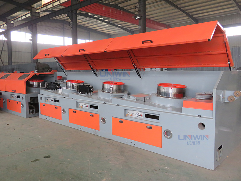 the straight-line wire drawing machine