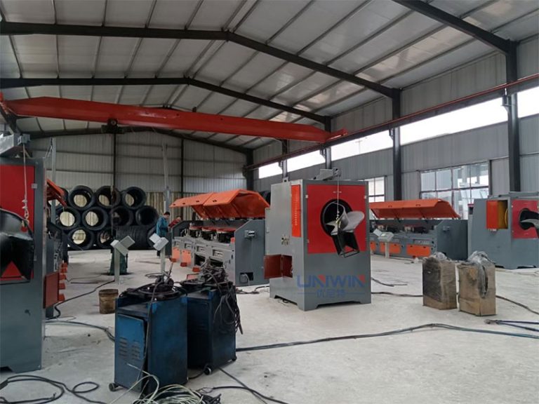 straight line wire drawing machine customer site