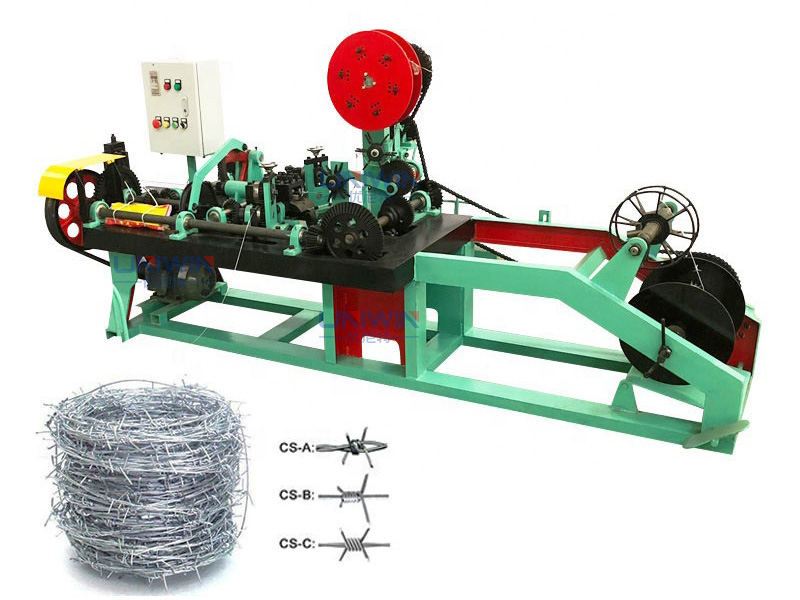 machine de fabrication de fil de fer barbelé