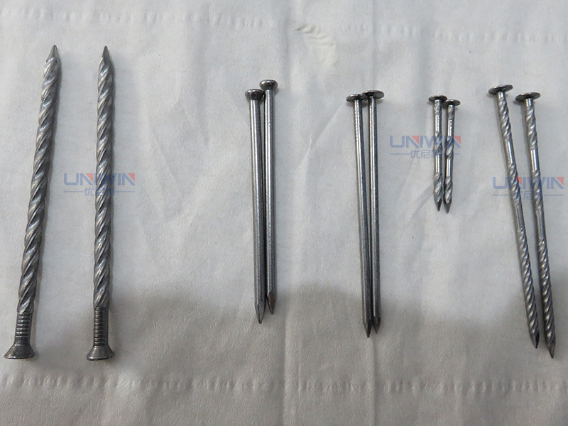 screw and ring shank nails