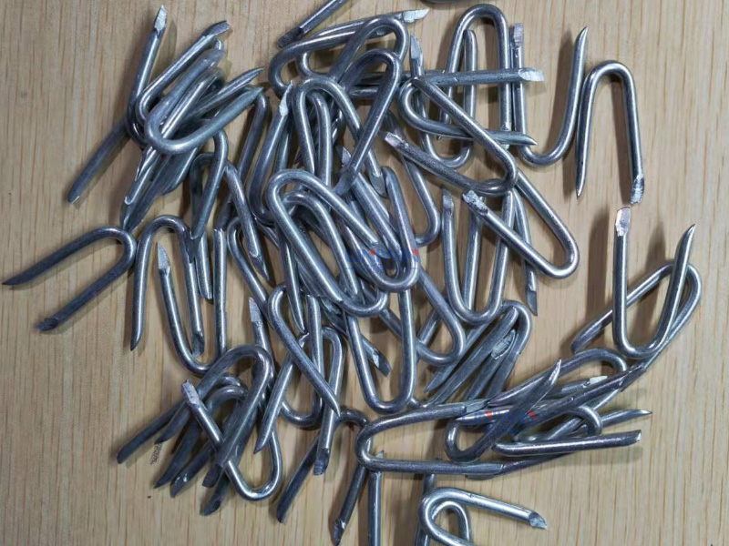 U Shaped Nails-Wire Fence Fasteners in Various Sizes