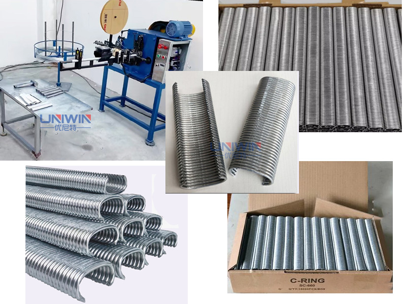 C-ring staple making machine