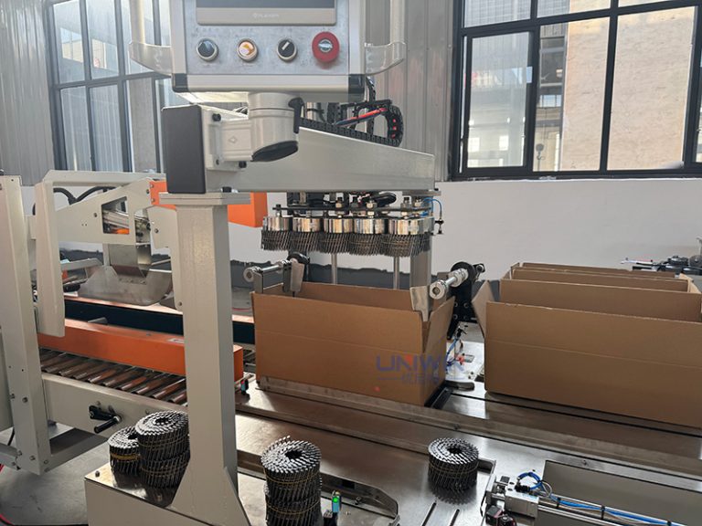automatic coil nail packaging line