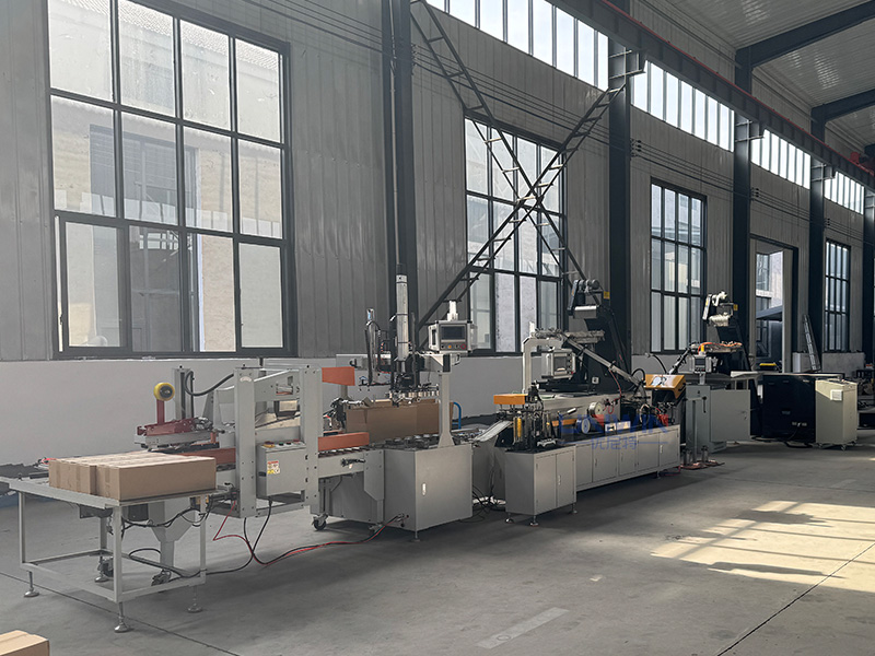 automatic coil nail production and packaging line overview