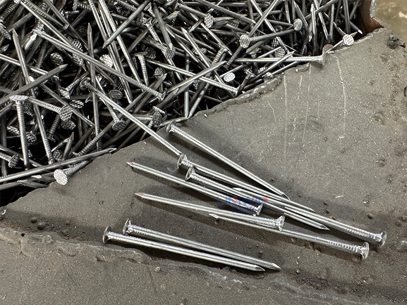 finished wire nails produced by nail making machine