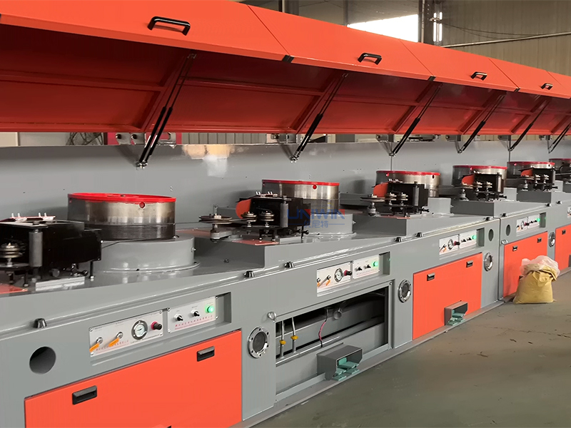 straight line wire drawing machine operation